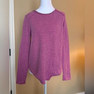 Michael StarsHolly L/S Double Face Strip Azalea Size XS NWT MSRP $108